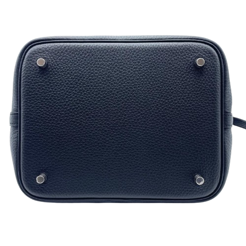 エルメス ピコタンロック MM ノワール トリヨンクレマンス シルバー金具 W刻印