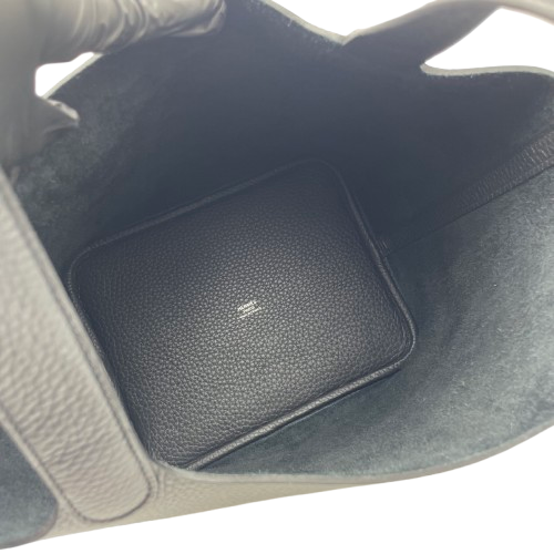 エルメス ピコタンロック MM ノワール トリヨンクレマンス シルバー金具 W刻印