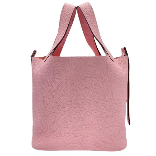 エルメス ピコタンロック PM ローズサクラ トリヨンクレマンス シルバー金具 B刻印