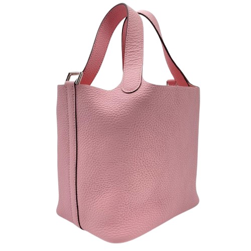 エルメス ピコタンロック PM ローズサクラ トリヨンクレマンス シルバー金具 B刻印