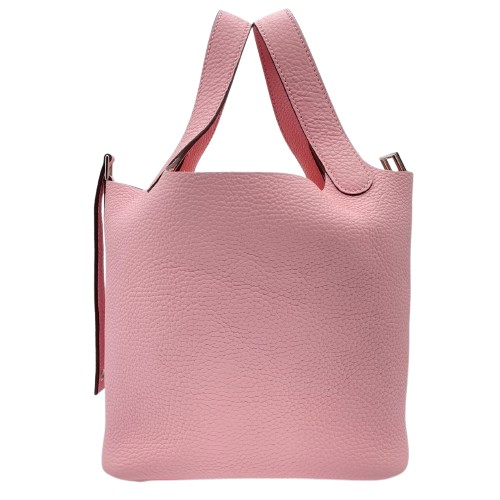 エルメス ピコタンロック PM ローズサクラ トリヨンクレマンス シルバー金具 B刻印