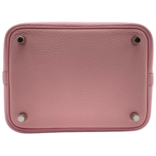 エルメス ピコタンロック PM ローズサクラ トリヨンクレマンス シルバー金具 B刻印