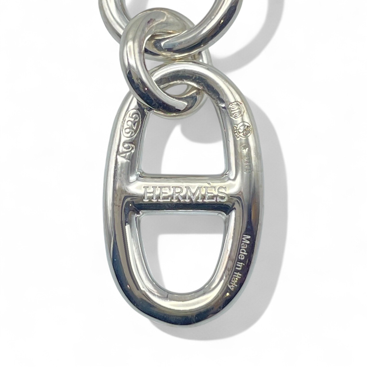 エルメス シェーヌダンクル アミュレット ネックレス H10414B-22