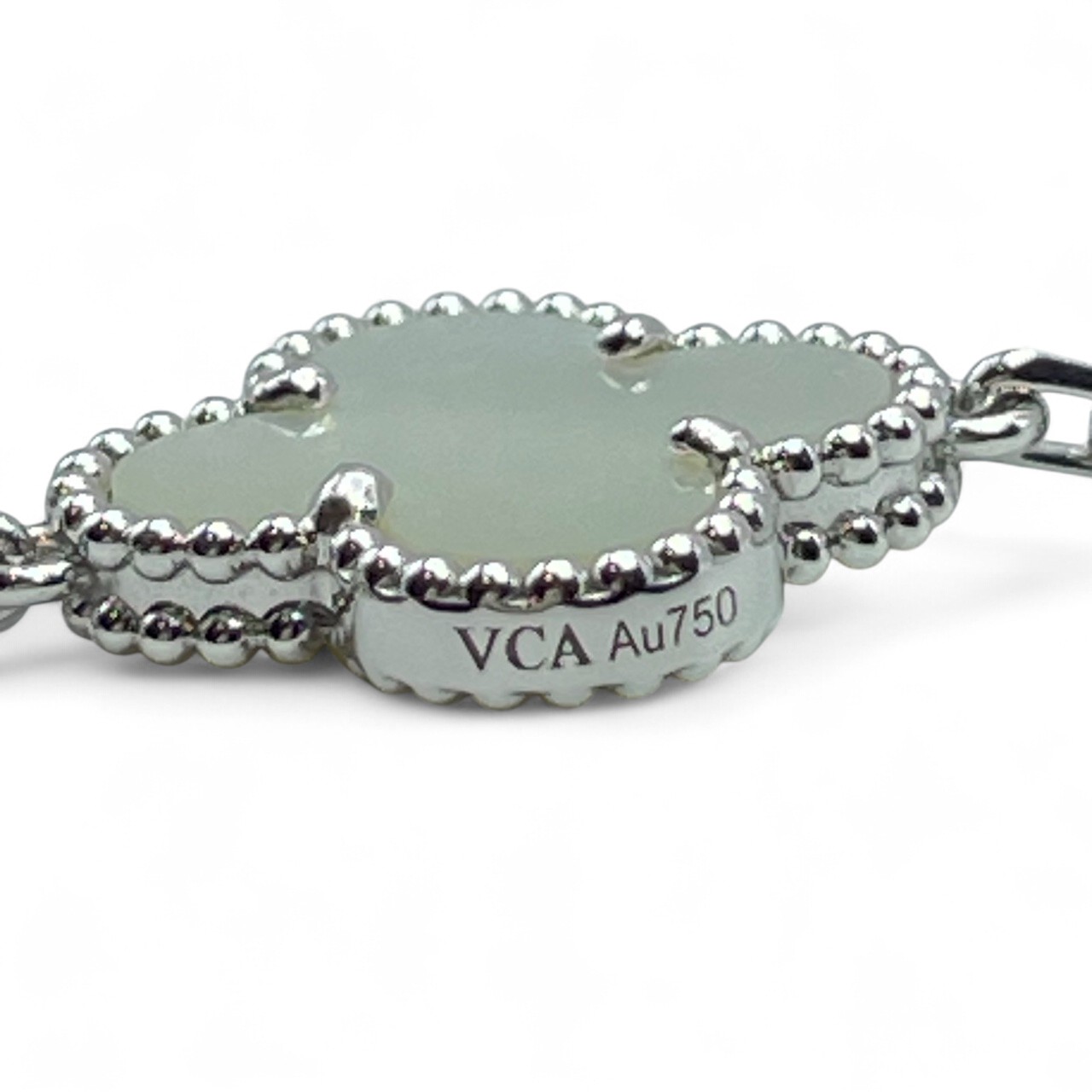 ヴァンクリーフ＆アーペル ヴィンテージアルハンブラ ブレスレット VCARF48400 マザーオブパール ホワイトゴールド