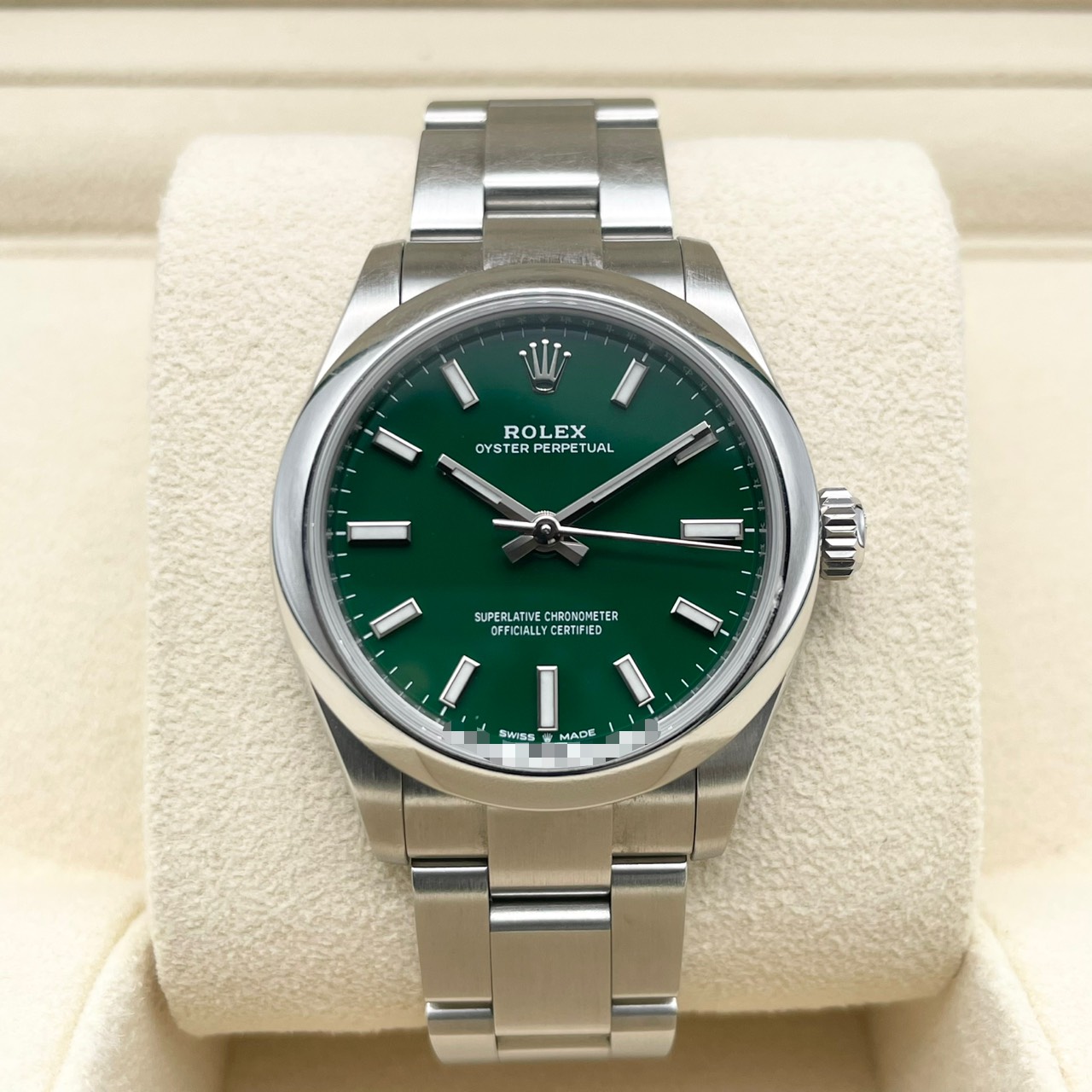 ロレックス オイスターパーペチュアル 277200 グリーン 31ミリ