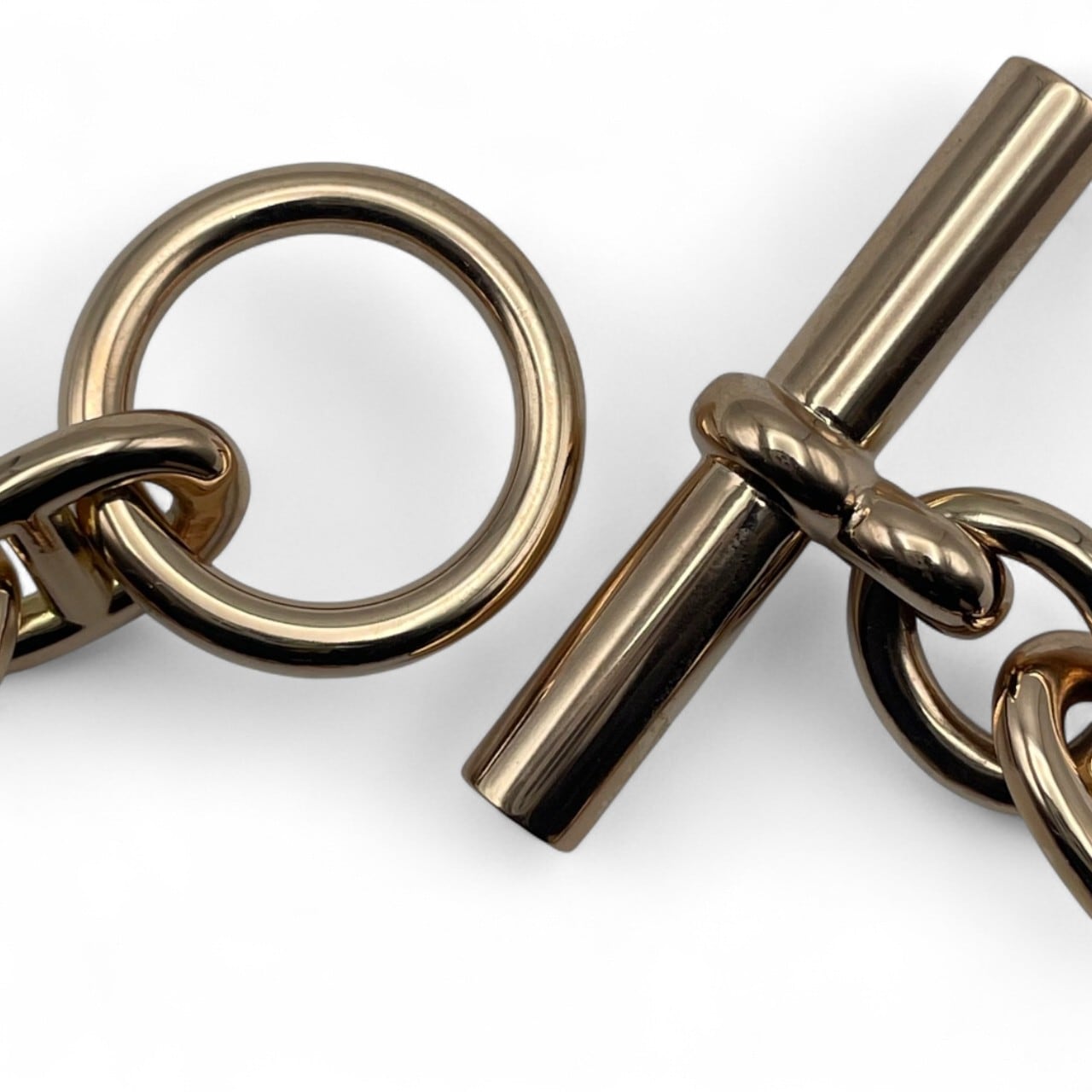 エルメス シェーヌ・ダンクル ブレスレット PM ピンクゴールド 18コマ