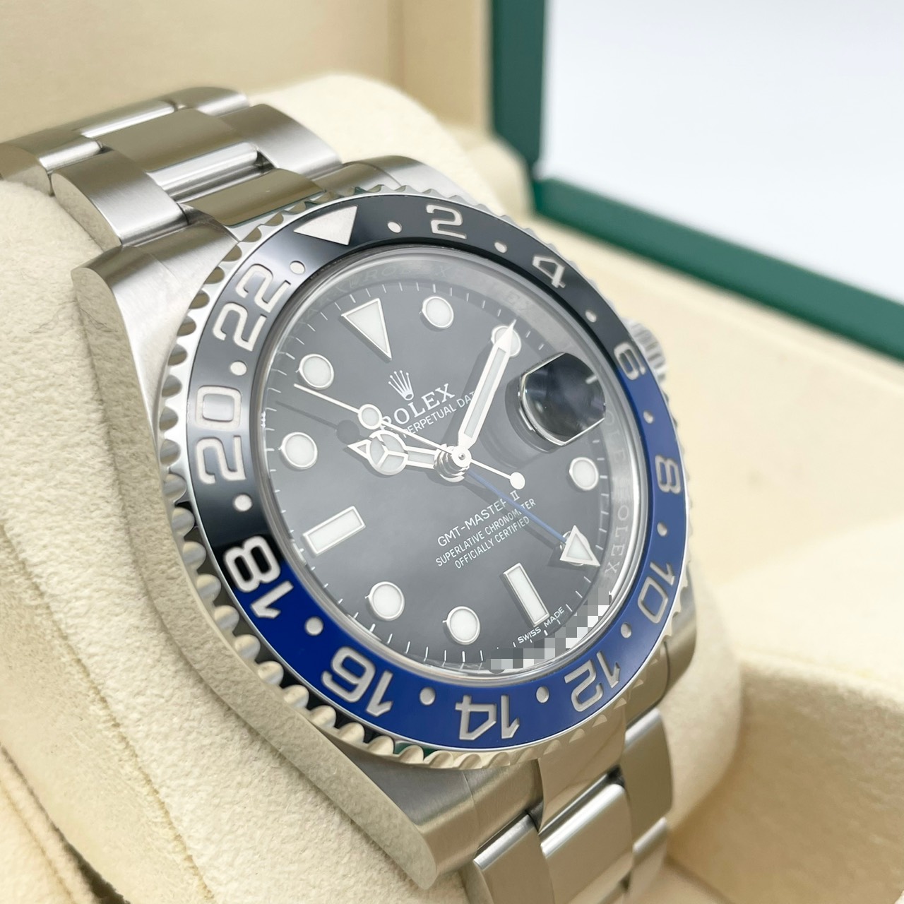 ロレックス GMTマスターII 116710BLNR オイスターブレス バットマン 40mm