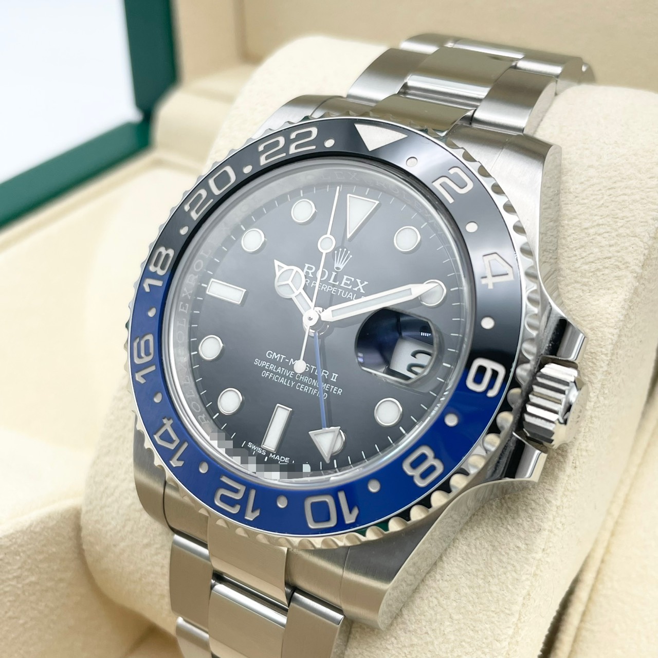 ロレックス GMTマスターII 116710BLNR オイスターブレス バットマン 40mm