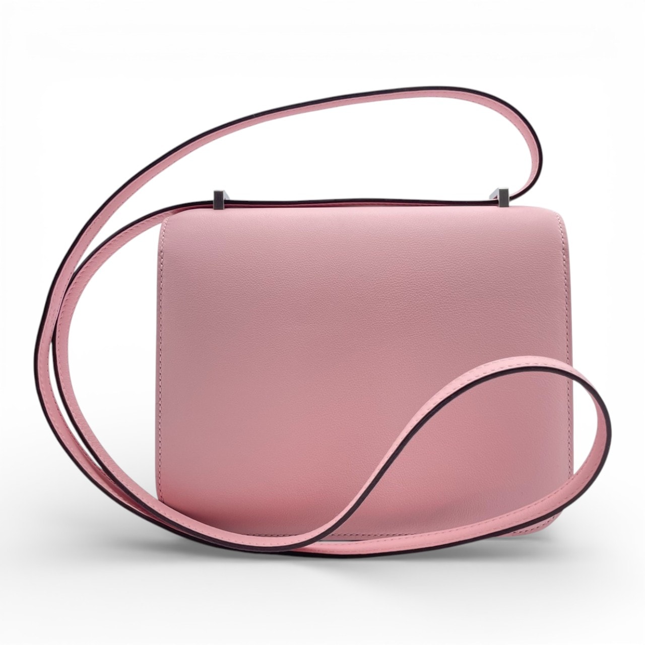 エルメス コンスタンスミニ  18 ローズサクラ スイフト マットシルバー金具 K刻印