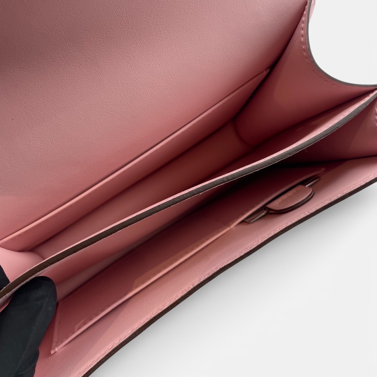 エルメス コンスタンスミニ  18 ローズサクラ スイフト マットシルバー金具 K刻印