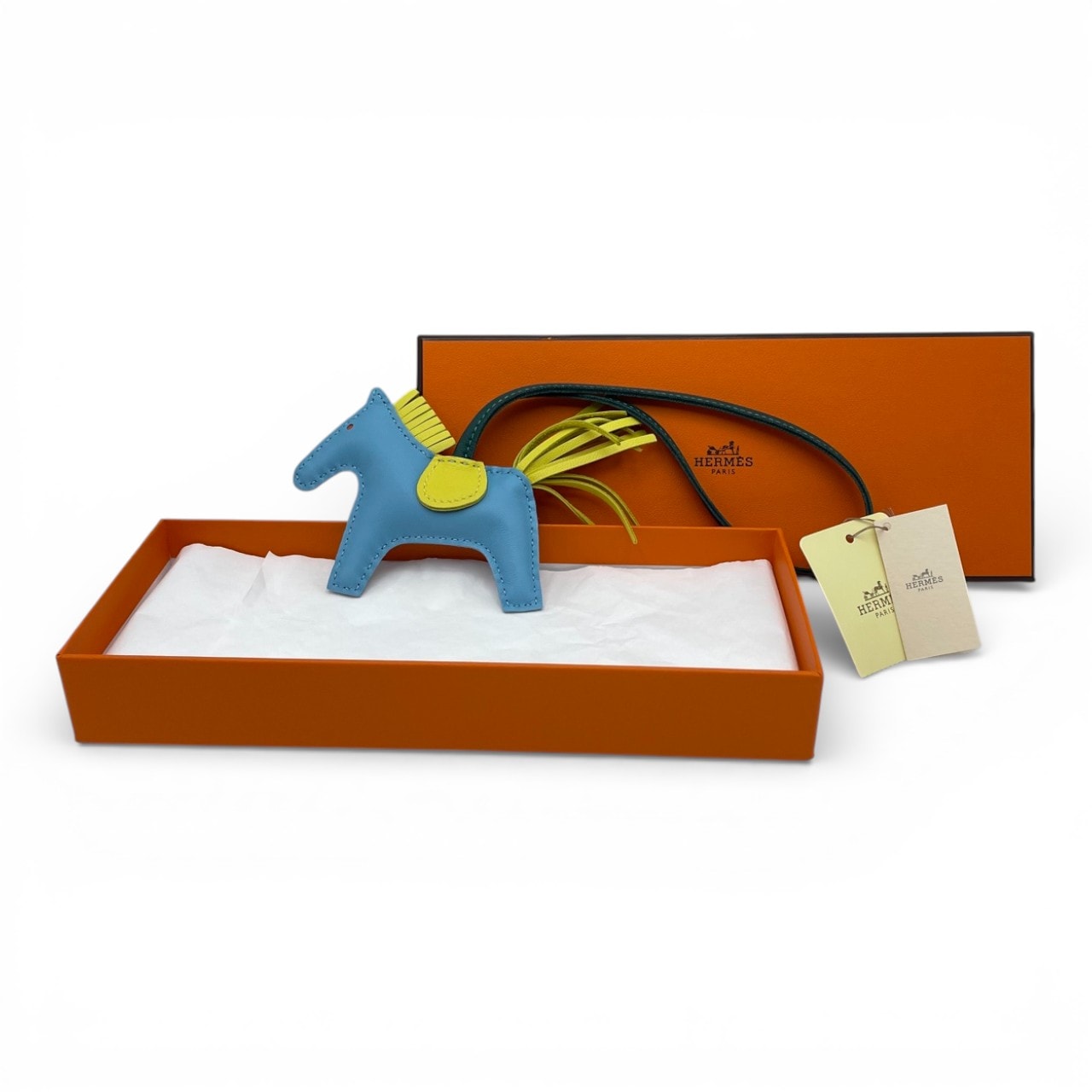 エルメス ロデオチャーム PM セレステ/ライム/マラカイト アニョーミロ