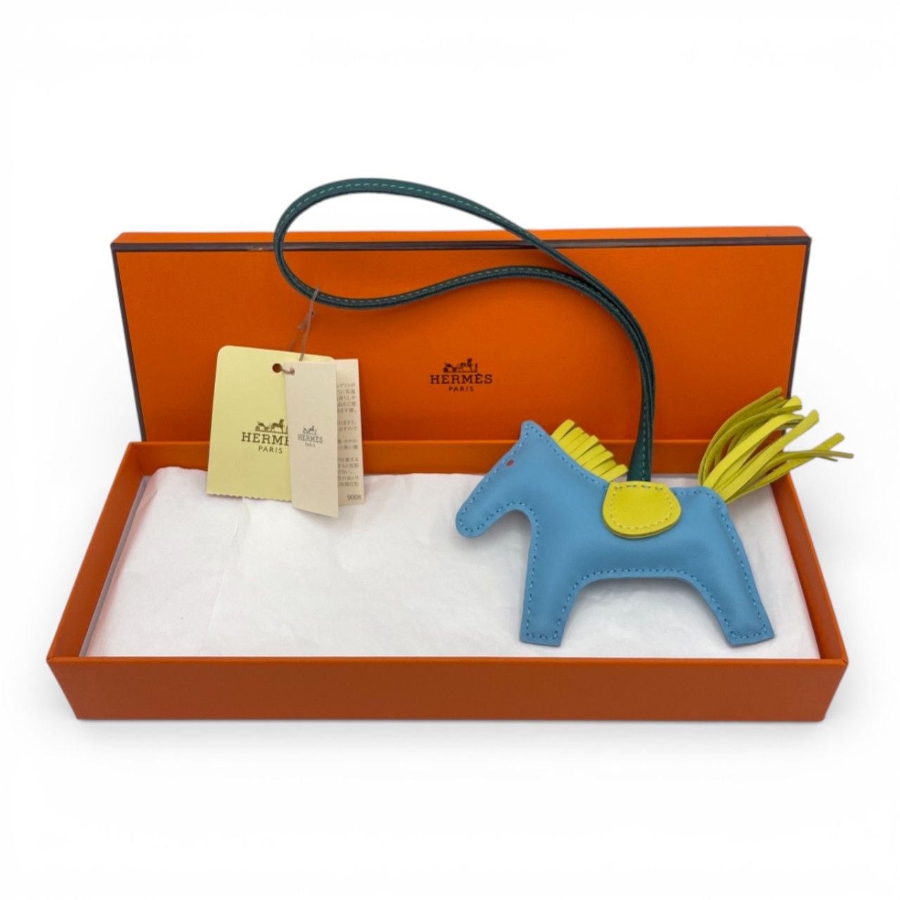 エルメス ロデオチャーム PM セレステ/ライム/マラカイト アニョーミロ