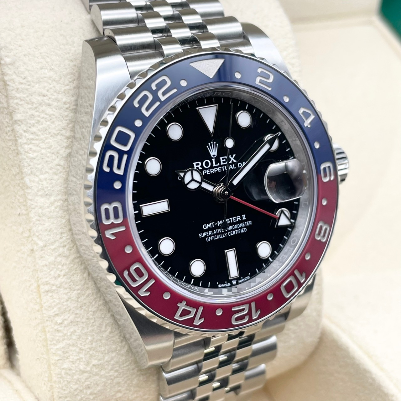 ロレックス GMTマスターII 126710BLRO ペプシ ブラック 40mm