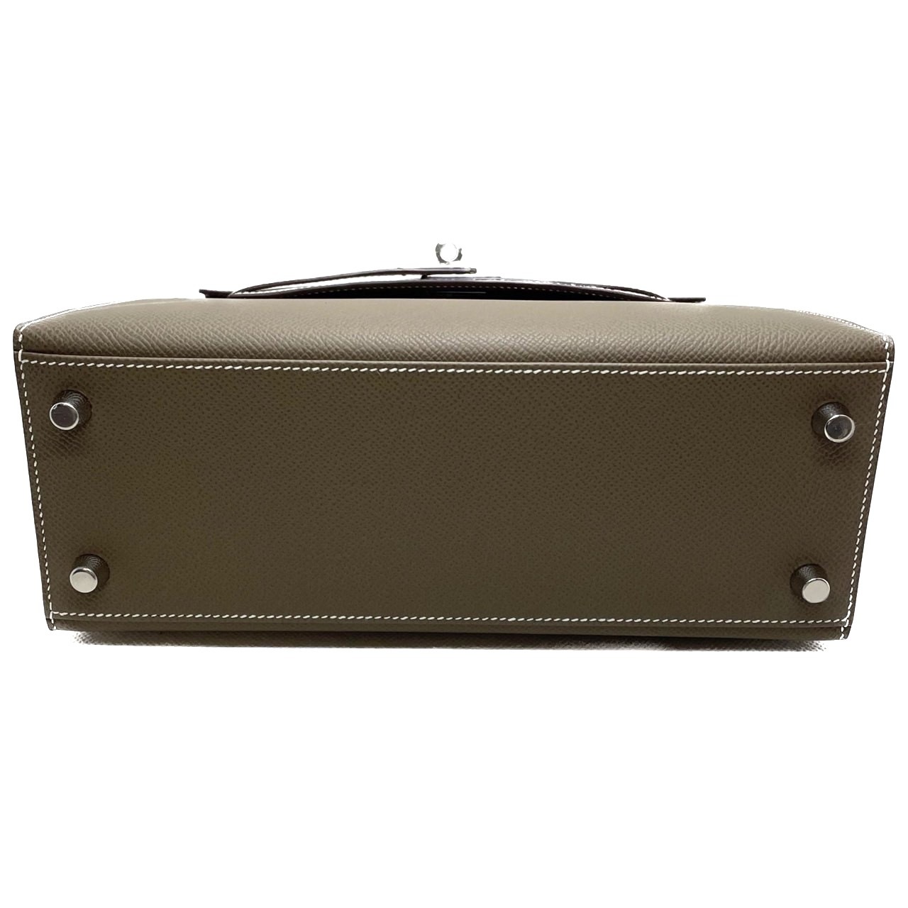 【週末3日間限定特価】エルメス ケリー25 エトゥープ トゴ シルバー金具