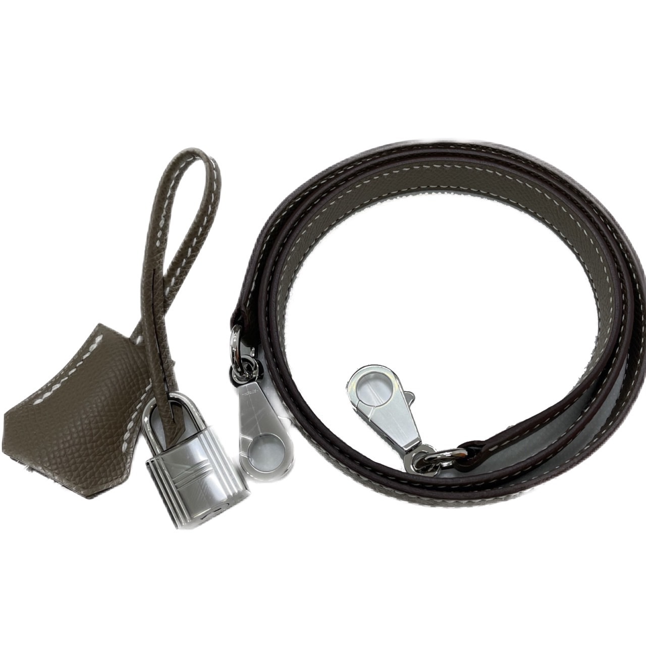 【週末3日間限定特価】エルメス ケリー25 エトゥープ トゴ シルバー金具