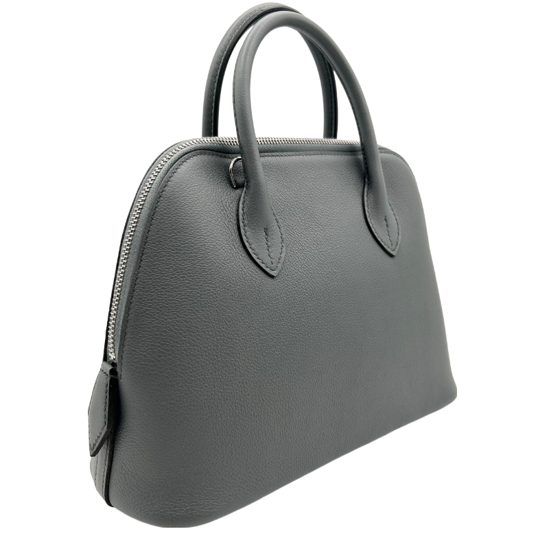 【現金特価】エルメス ボリード25 エバーカラー ヴェールアマンド シルバー金具 B刻印