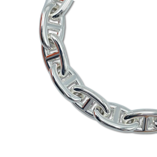 エルメス シェーヌ・ダンクル ブレスレット MM シルバー925 14コマ