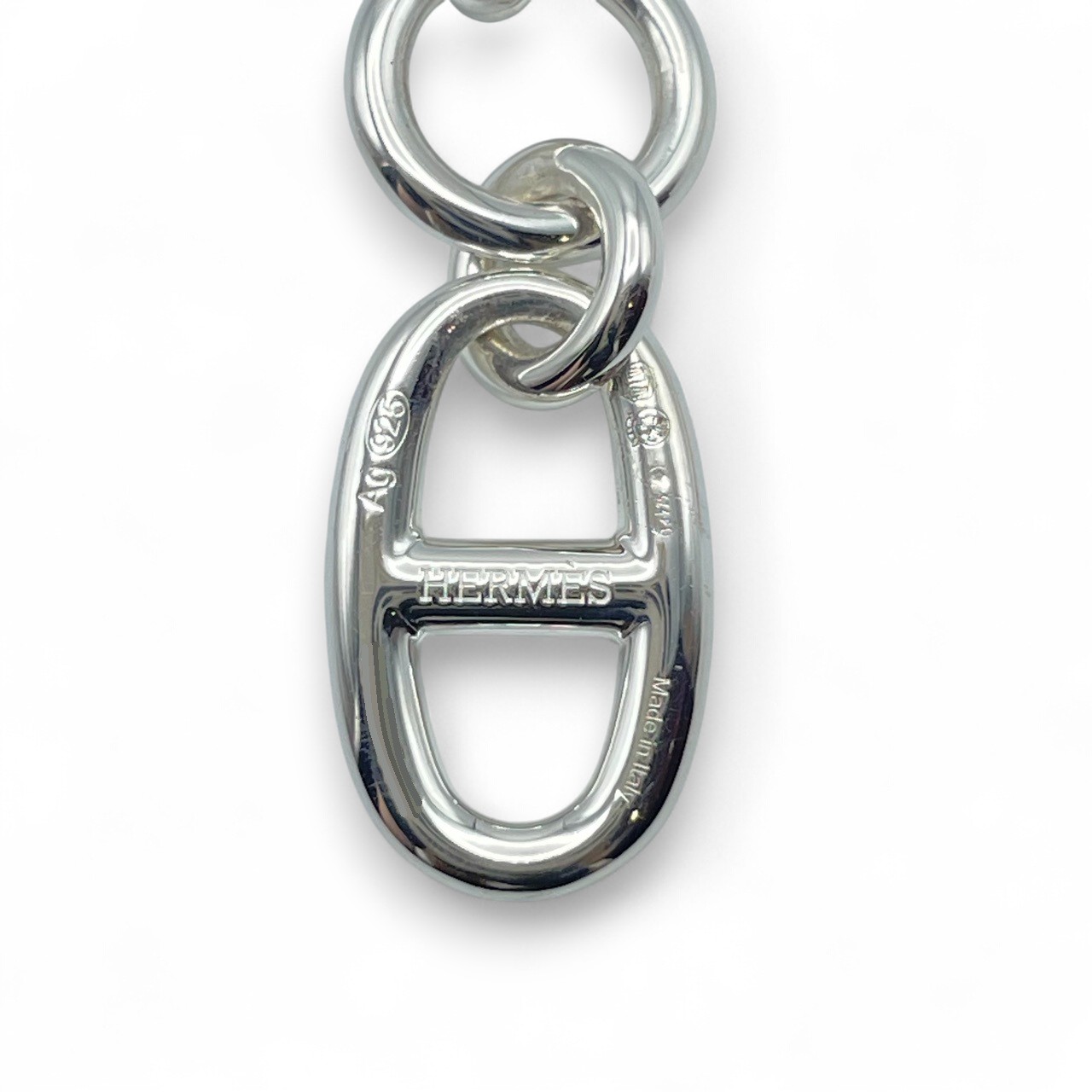 エルメス シェーヌ・ダンクル アミュレット ネックレス シルバー925