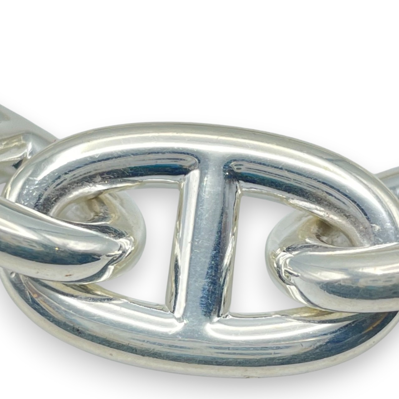 エルメス シェーヌ・ダンクル ブレスレット TGM シルバー925 11コマ