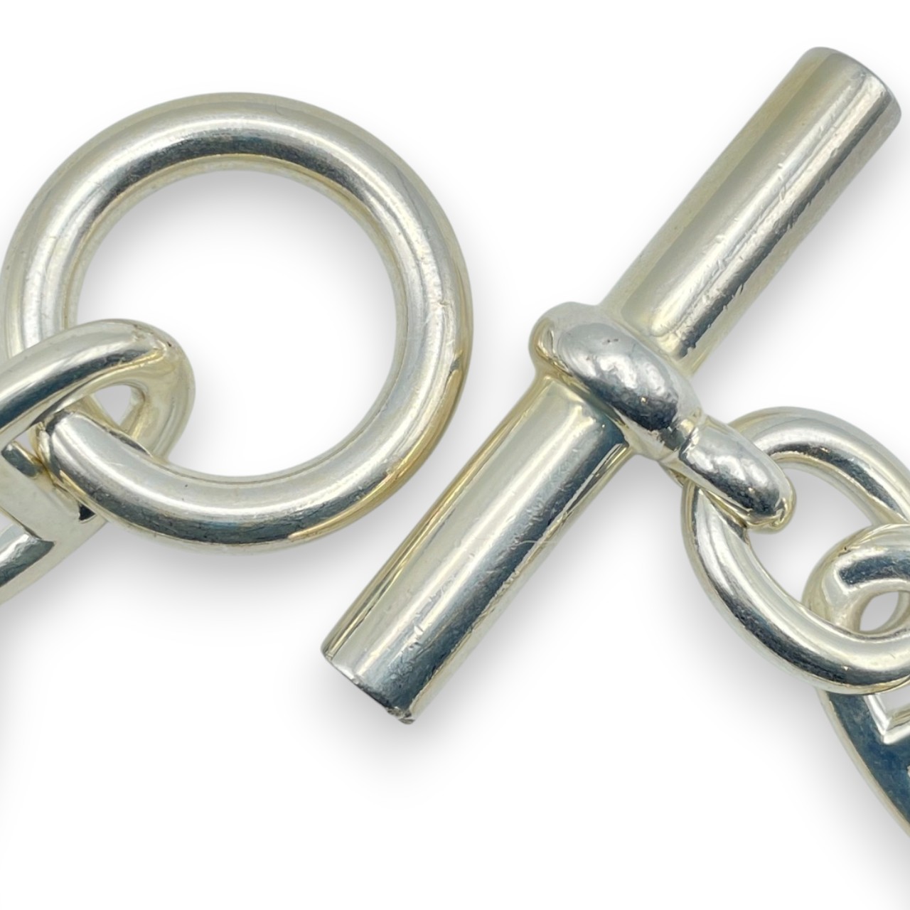 エルメス シェーヌ・ダンクル ブレスレット TGM シルバー925 11コマ