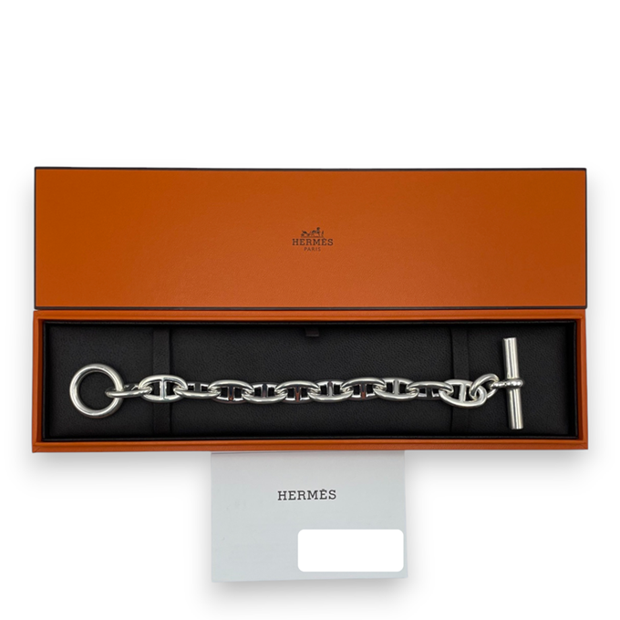 エルメス シェーヌ・ダンクル ブレスレット TGM シルバー925 11コマ