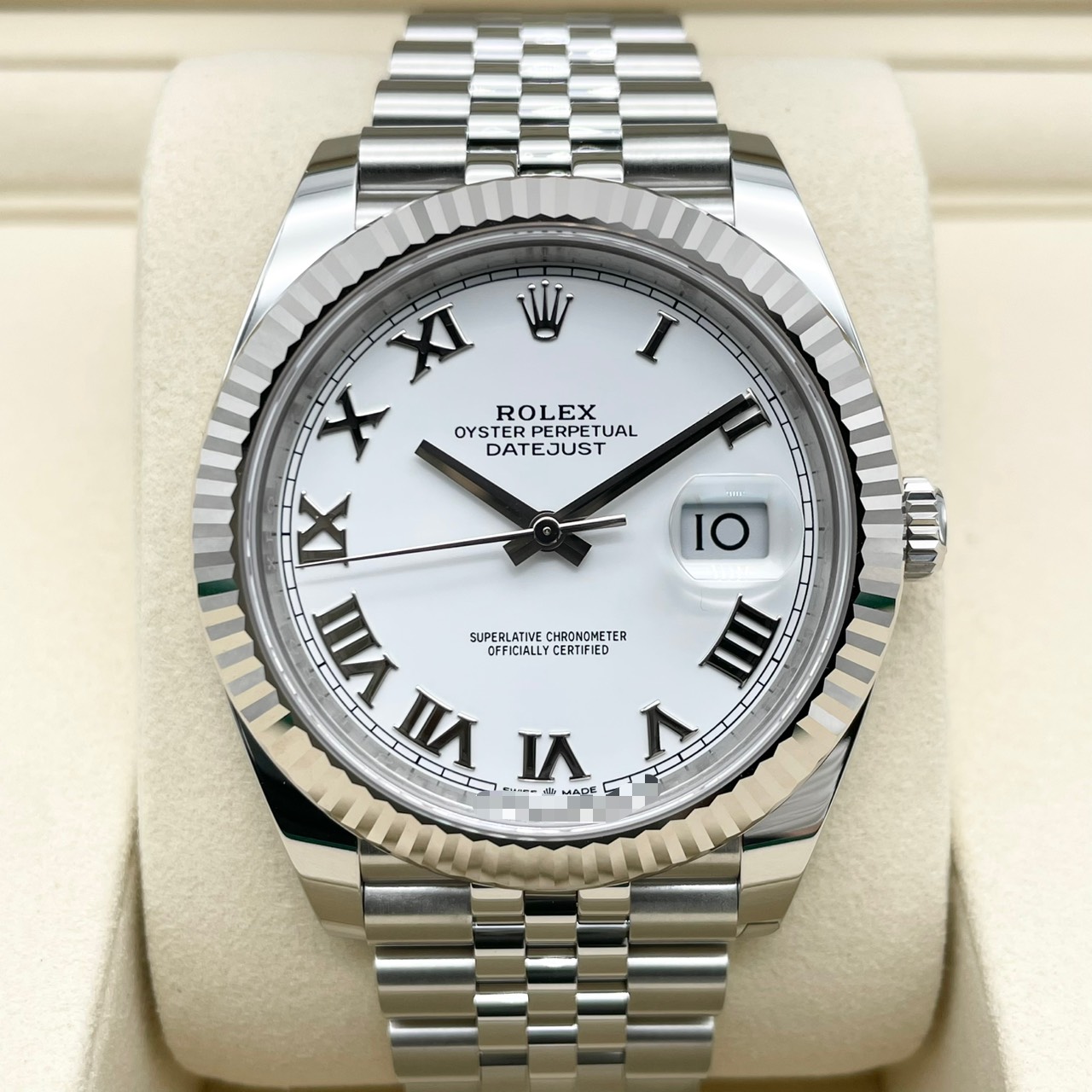 ロレックス デイトジャスト 126334  ホワイトローマ ジュビリーブレス 41mm