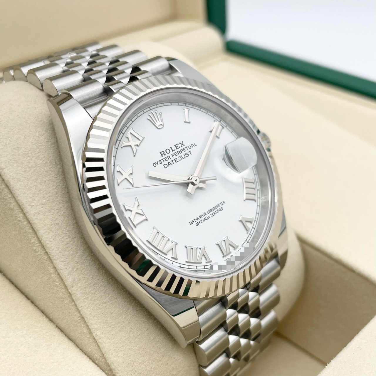 ロレックス デイトジャスト 126334  ホワイトローマ ジュビリーブレス 41mm