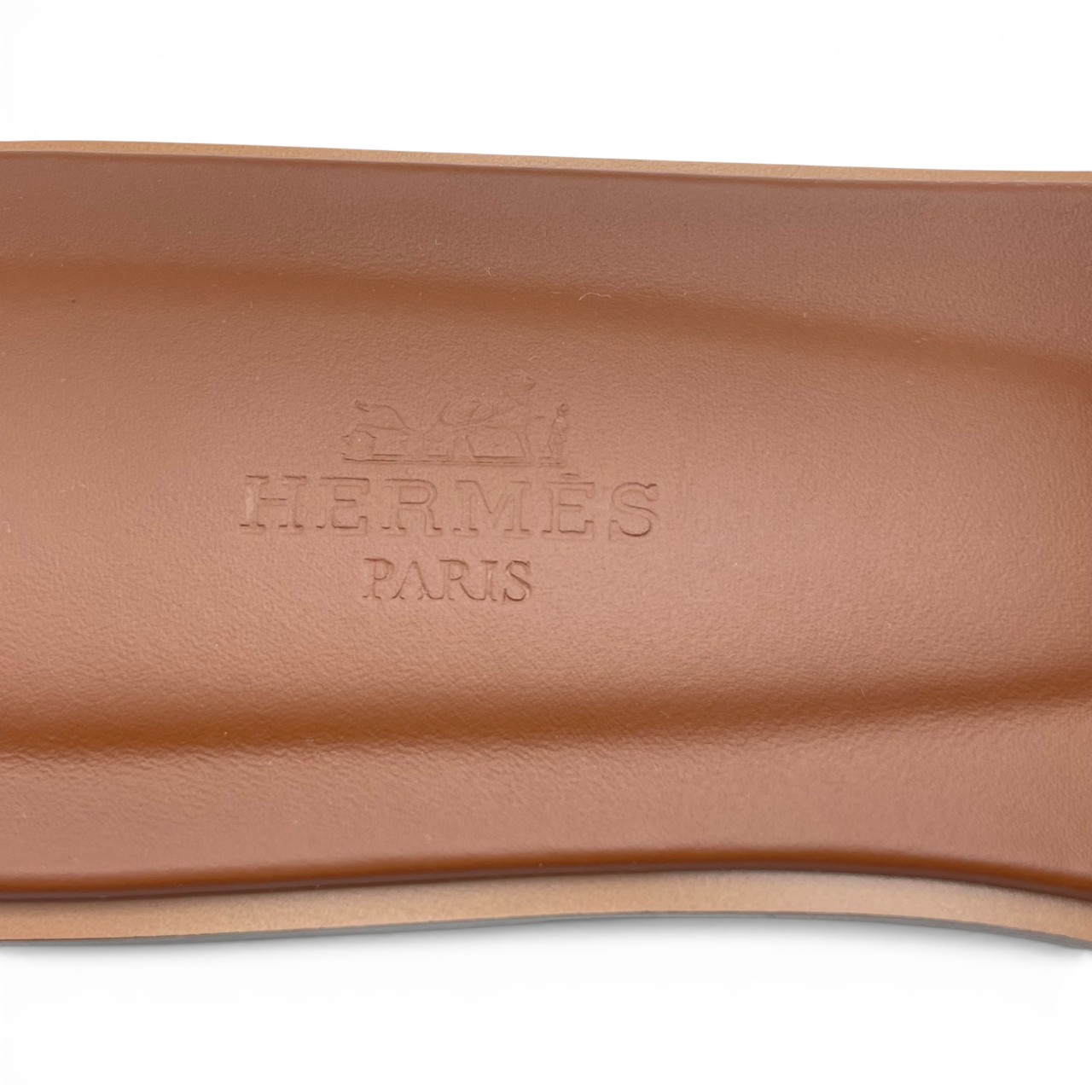 エルメス　オラン　ゴールド エルメス オラン サンダル 38 ゴールド ボックスカーフ 24cm