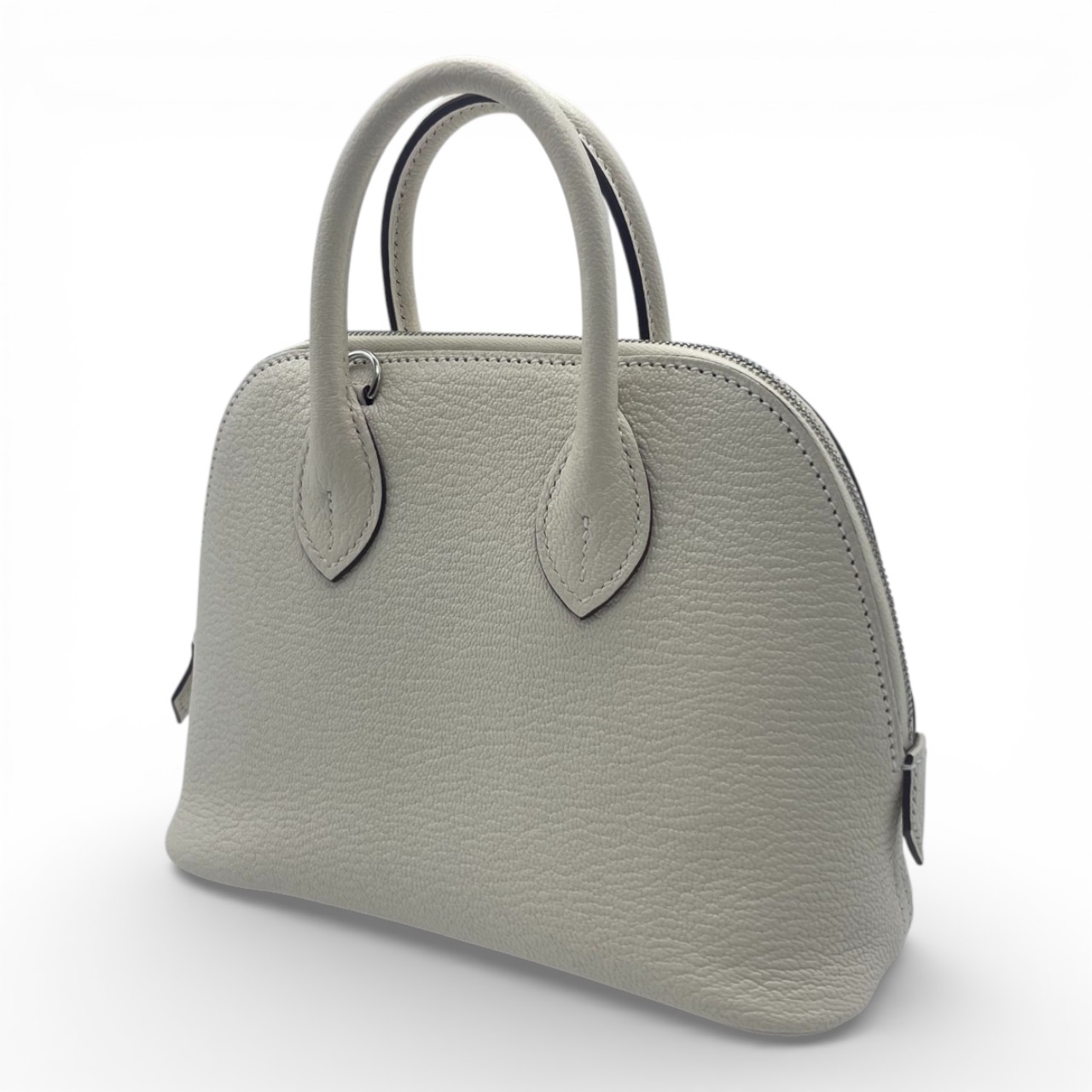 エルメス ボリード1923 ミニ ナタ シェーブルミゾル シルバー金具 K