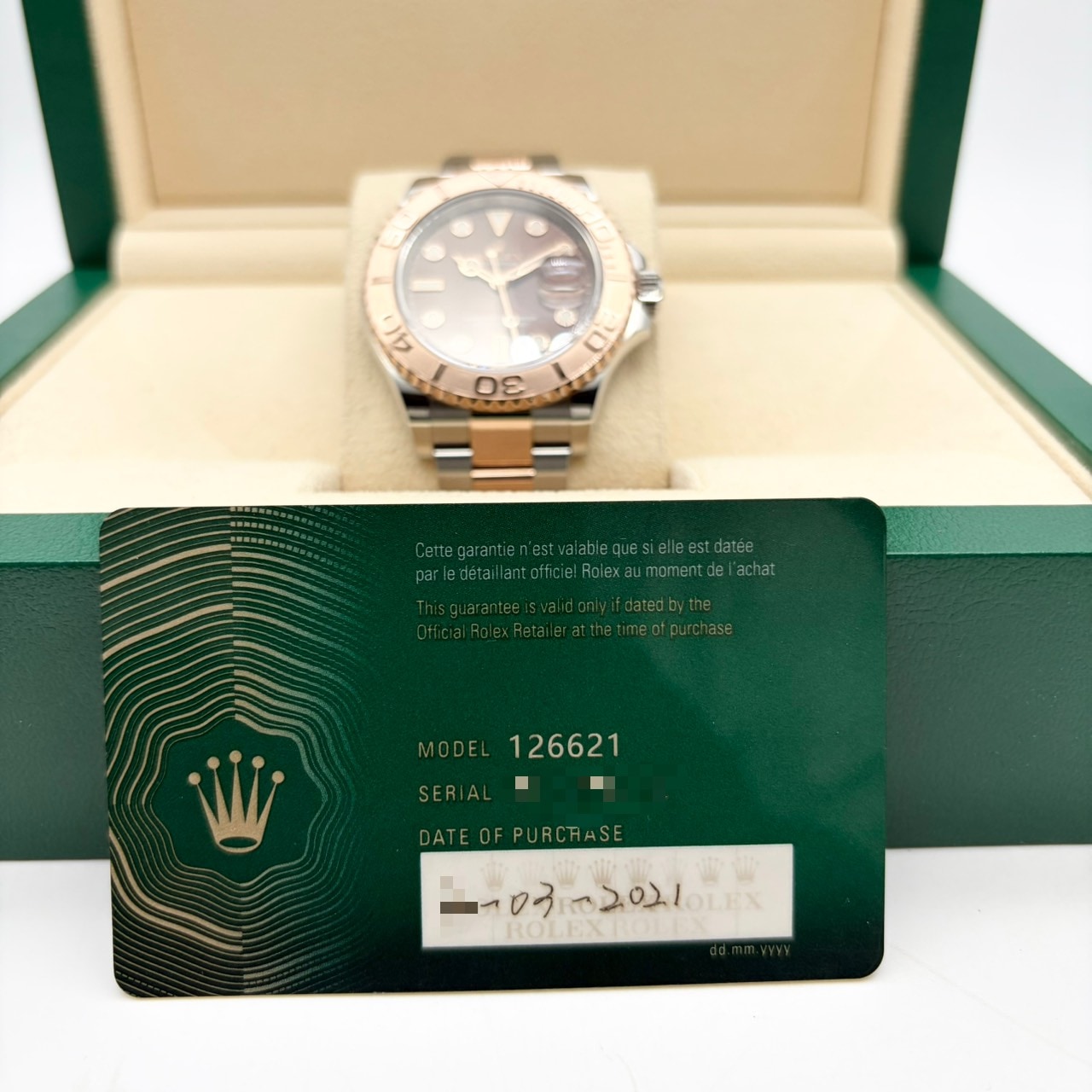 ロレックス ヨットマスター 126621 チョコレート 40mm