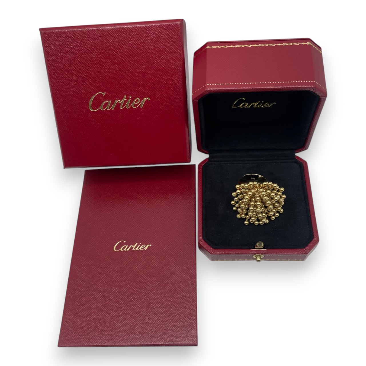 カルティエ リング ヌーベルバーグ 48 YG K18 Cartier 8号 カルティエ パリ ヌーベルバーグ リング 48 18K イエローゴールド 8号