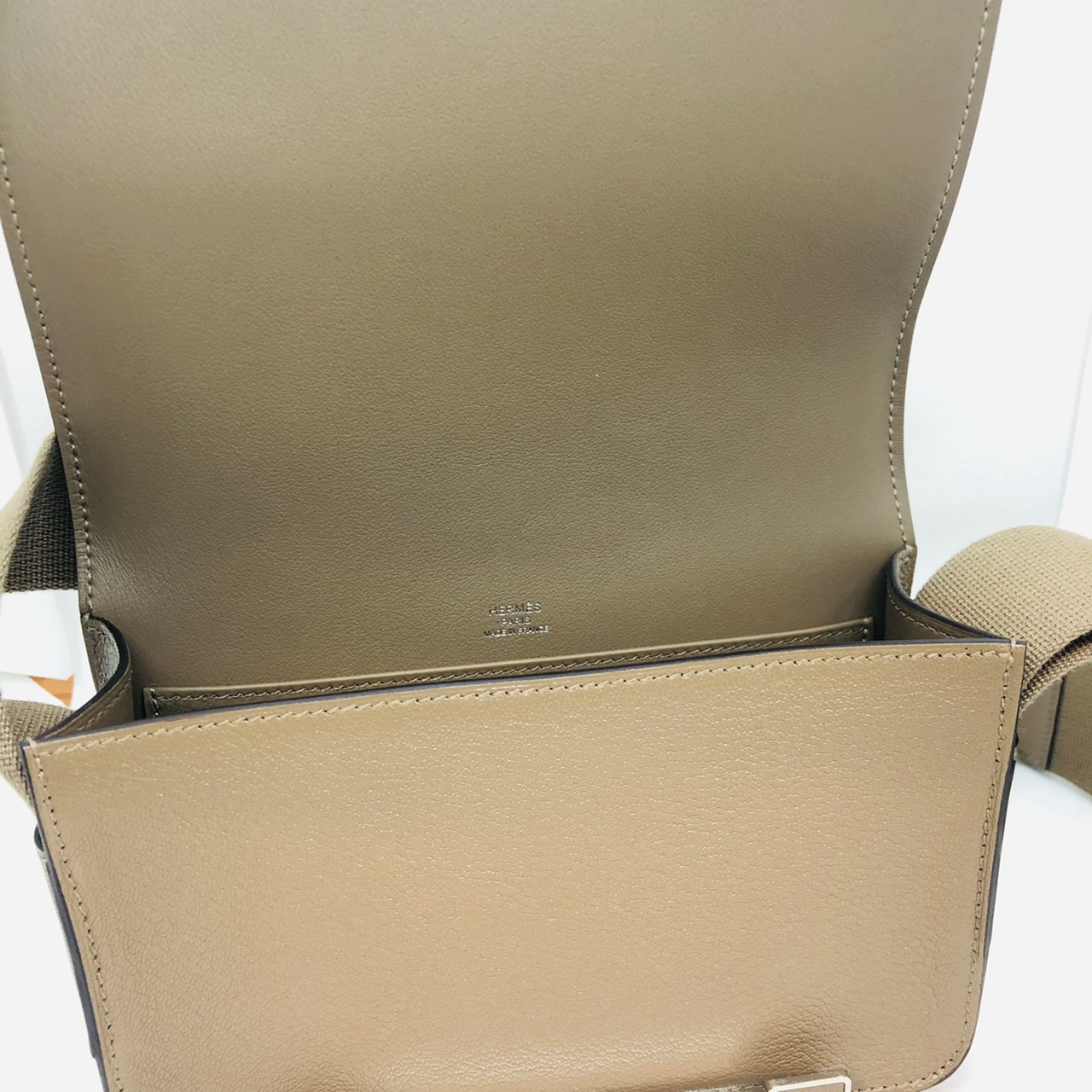 エルメス ゲタ シェーブル U刻印 エトゥープ - ブランド品専門店