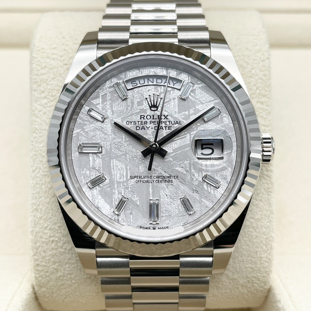 【未使用】ロレックス　228239デイデイト　ホワイトゴールド　駒　4コマ 未使用】ロレックス 228239デイデイト ホワイトゴールド 駒 4コマ