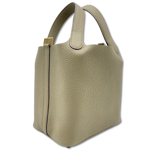 エルメス ピコタンロック PM ベージュマルファ トリヨンクレマンス ゴールド金具 W刻印