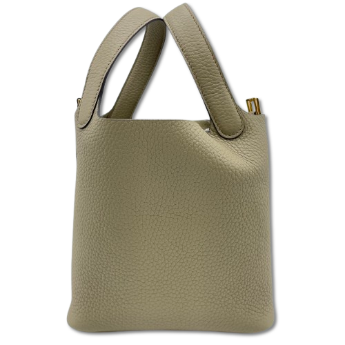 エルメス ピコタンロック PM ベージュマルファ トリヨンクレマンス ゴールド金具 W刻印