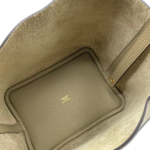 エルメス ピコタンロック PM ベージュマルファ トリヨンクレマンス ゴールド金具 W刻印