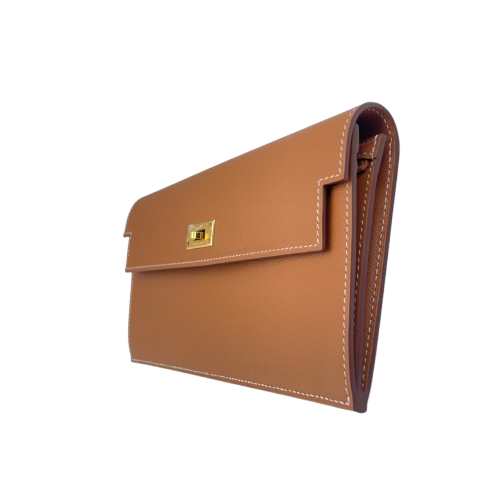 エルメス ケリーポケットロング 20 ゴールド ヴォーマダム ゴールド金具 B刻印