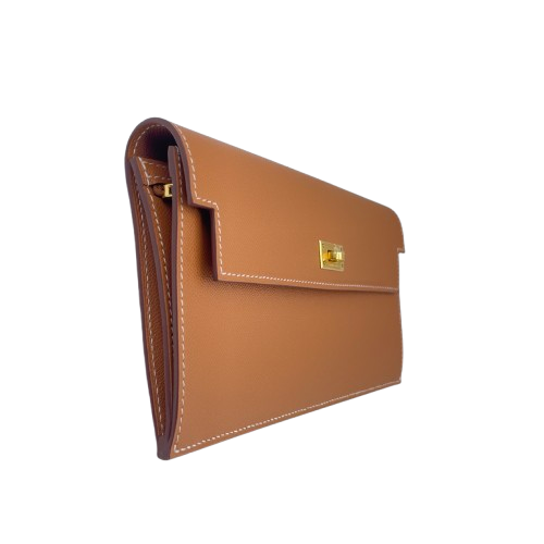 エルメス ケリーポケットロング 20 ゴールド ヴォーマダム ゴールド金具 B刻印