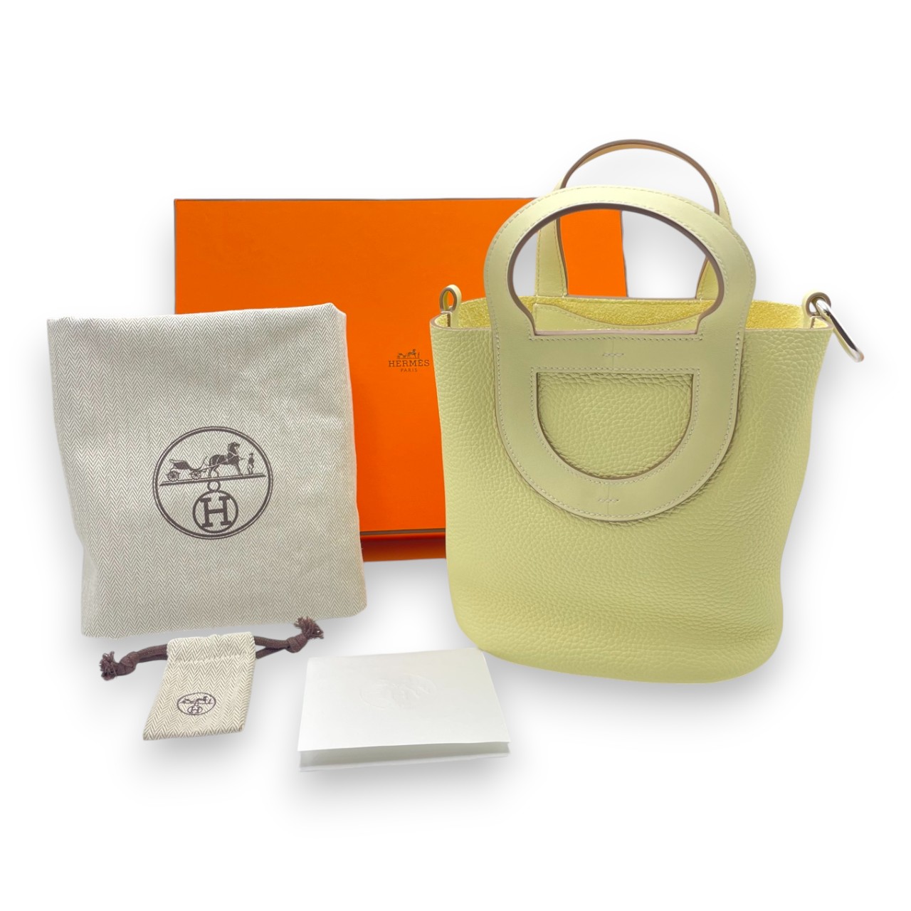 エルメス インザループ 18 ジョーヌミルトン トリヨンクレマンス シルバー金具 W刻印