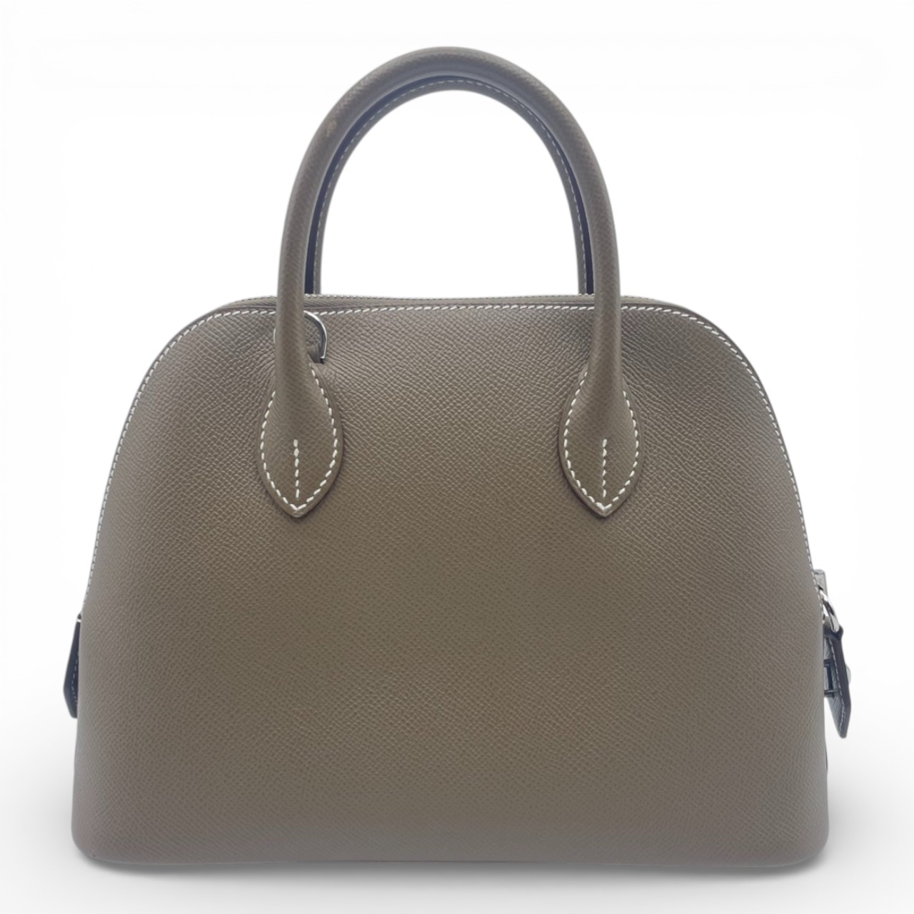 エルメス ボリード1923 25 エトゥープ エプソン シルバー金具 W刻印