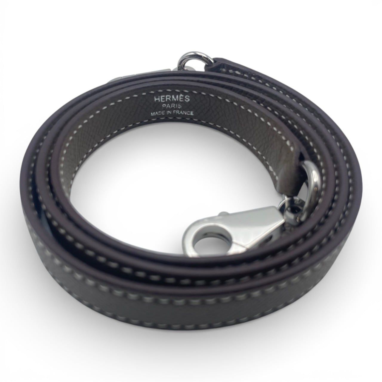 エルメス ボリード1923 25 エトゥープ エプソン シルバー金具 W刻印