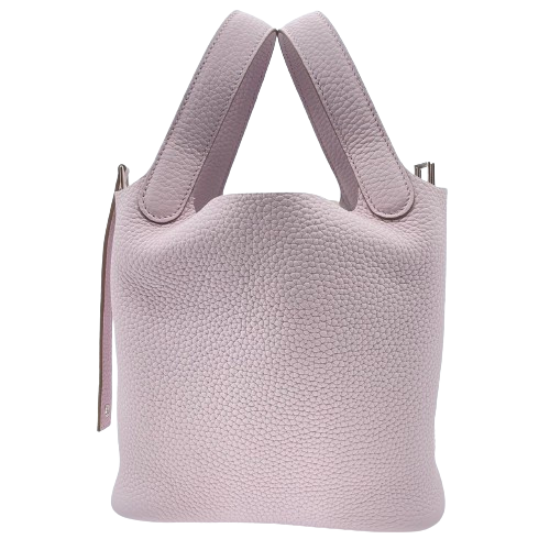 エルメス ピコタンロック PM モーヴペール トリヨンクレマンス シルバー金具 W刻印