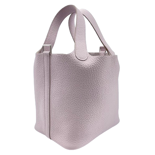 エルメス ピコタンロック PM モーヴペール トリヨンクレマンス シルバー金具 W刻印