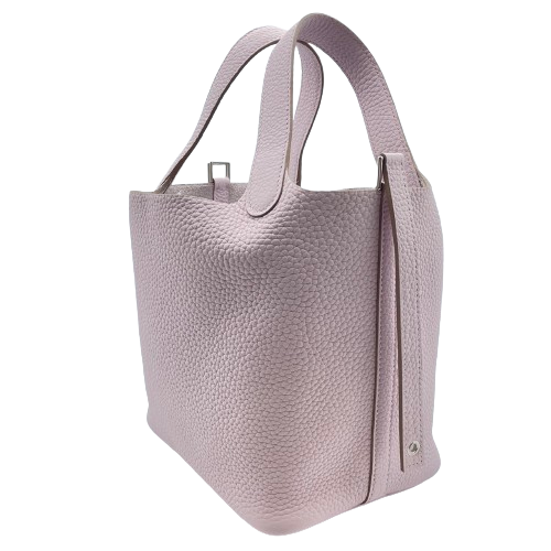 エルメス ピコタンロック PM モーヴペール トリヨンクレマンス シルバー金具 W刻印