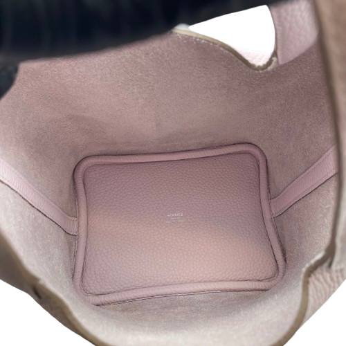 エルメス ピコタンロック PM モーヴペール トリヨンクレマンス シルバー金具 W刻印