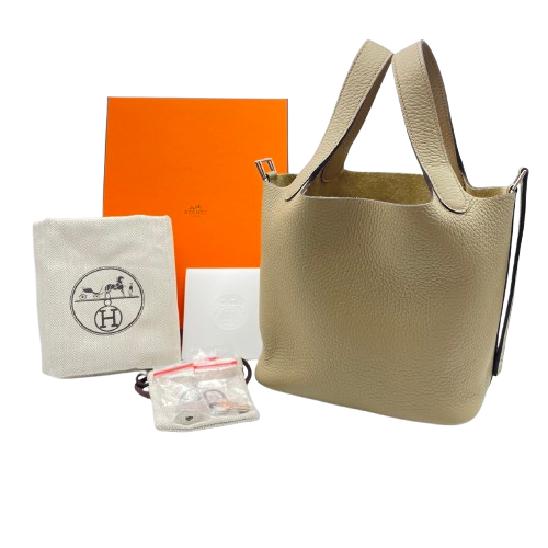 9/15最終値下げ　エルメス　ピコタンPM  ベージュマルファー　新品未使用 9/15最終値下げ エルメス ピコタンPM ベージュマルファー 新品未