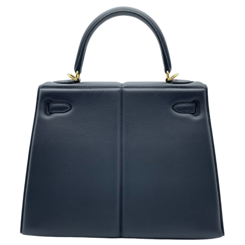 エルメス ケリーパテッド 25 ノワール スイフト ゴールド金具 Z刻印