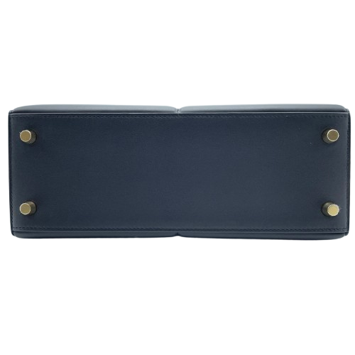 エルメス ケリーパテッド 25 ノワール スイフト ゴールド金具 Z刻印