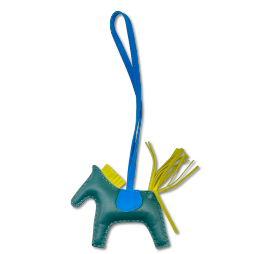 エルメス ロデオチャーム PM マラカイト/ライム/ブルーザンジバル