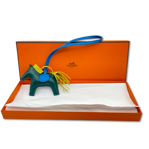 エルメス ロデオチャーム PM マラカイト/ライム/ブルーザンジバル